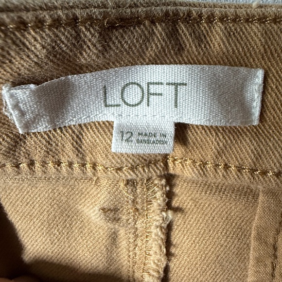 LOFT Women's Tan Palmer Shorts (Size 12) - Picture 4 of 7